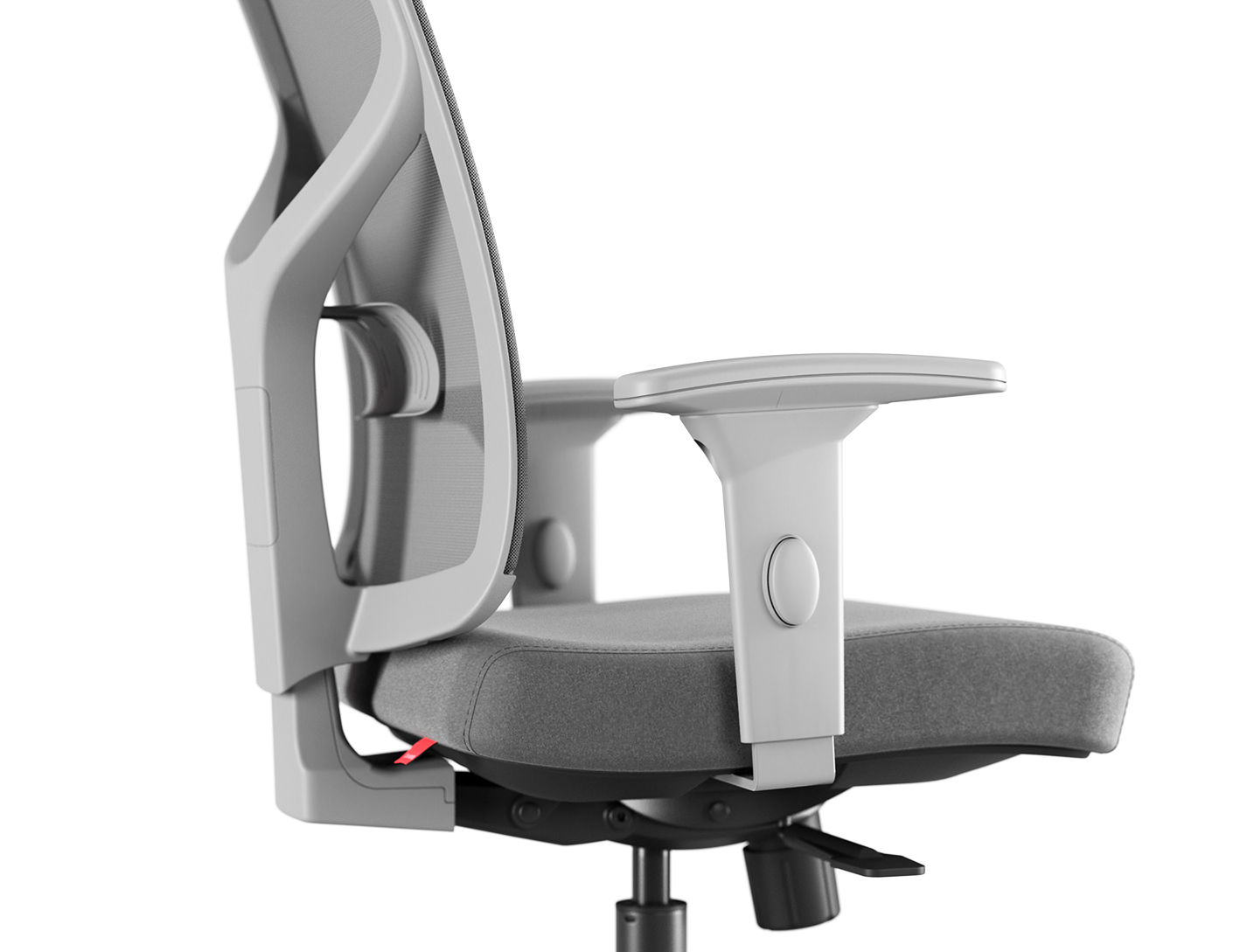 Diversas opções de braços reguláveis e fixos.